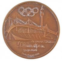 DN "München Olimpia Stadion" Br emlékérem (40mm) T:2
ND "Olympic Stadium Munich&quot...