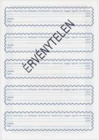 Budapest 1991. "Mélyépítő RT. " névre szóló részvénye 100.000Ft-ról, szelvényekkel, belső ...