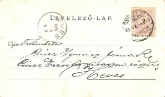 1899 Budapest XIV. Városliget, Történelmi csarnok, Ezredéves Országos Kiállítás. Walter Hertel, C. A...