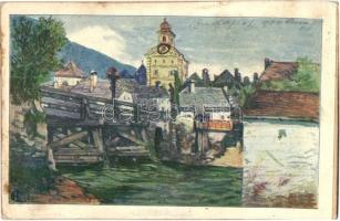 1900 Budapest, Budapestről küldött művészlap (r)
