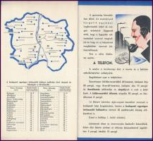 1940 Mindennél gyorsabb a telefon. A Magyar Posta távbeszélő szolgálata propaganda kiadvány 8p