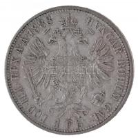 Ausztria 1883. 1Fl Ag "Ferenc József" T:1- / Austria 1883. 1 Florin Ag "Franz Joseph&...