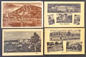 130 db modern magyar városképes lap az 1950-es és 1960-as évekből / 130 modern Hungarian town-view postcards from the 50s and 60s