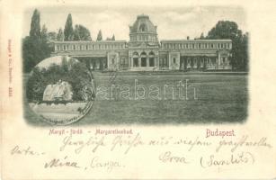 1898 Budapest XIII. Margitsziget, Margit fürdő, Margitszigeti forrás