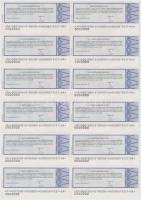 Budapest 2010. "Bankár Holding Zártkörűen Működő Részvénytársaság" százezer darab névre sz...