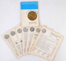 1972-1977. 8db svájci numizmatikai katalógus használt állapotban.