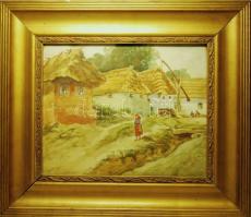 Himéri jelzésű akvarell keretben 40x35cm