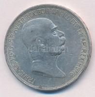 Ausztria 1908. 5K Ag "Ferenc József - Jubileum" T:2- Austria 1908. 5 Corona Ag "Franz Joseph - Jubilee" C:VF Krause KM#2809