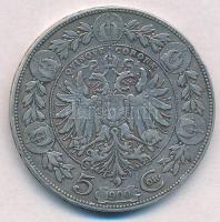 Ausztria 1900. 5K Ag "Ferenc József" T:2-
Austria 1900. 5 Corona Ag "Franz Joseph&qu...