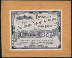 cca 1900 3 db díszes boríték (Note Paper and Envelops, Rheinische Emulsions-Papier-Fabrik)