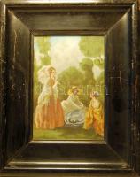 Jelzés nélküli akvarell keretben 29x36cm