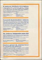 1933 Gödöllő cserkész Jamboree Siemens távíró kisplakát / Scout World Jamboree Siemens telegraph sma...