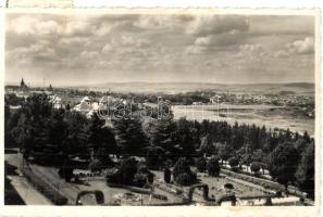 1939 Marosvásárhely, Targu Mures; látkép, kert / general view, park. photo (fl)