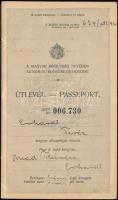 1921 Útlevél fénykép nélkül