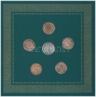 2017. 5Ft-200Ft (6xklf) forgalmi szett + I. László által kibocsátott denár egyoldalas Ag lemezverete...