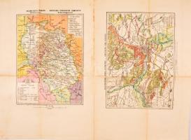 cca 1905 Feigler Ferenc: Pozsony szabad királyi város, Pozsony környéke és Pozsony vármegye térképe,...