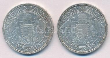 1937-1938. 2P Ag "Madonna" (2xklf) T:2-