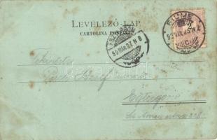 1899 Fiume, Rijeka; Hafen / Porto / kikötő, gőzhajó, rakpart, vitorlás. Kiadja Edoardo Schambik / po...