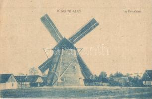 Kiskunhalas, Szélmalom. Kiadja Özv. Pressburger Ferencné / windmill (EK)