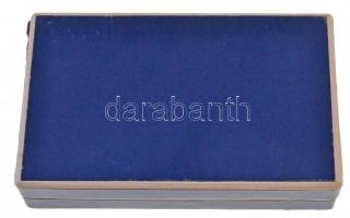 NDK 1976. "Wartburg 900. évfordulója" (3xklf) jelzetlen Ag? emlékérem eredeti dísztokban (...