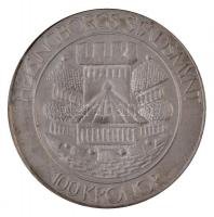 Svédország 1979. 100K peremén jelzett Ag emlékérem "Helsingborg" (20,66g/0.925/35mm) T:PP ...