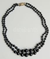 Régi üveggyöngy nyaklánc