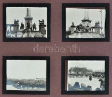 cca 1925 Érintetlen fotóalbum nagyon sok érdekes fotóval: Margit sziget katonai dísszemle, ünnepség....