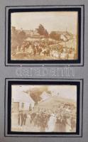cca 1925 Fotóalbum sok érdekes fotóval: ünnepség, katona, balatoni és vidéki tájak. Összesen 48 fotó albumban (4,5x6,5 cm)