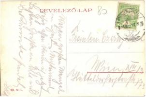 1913 Kiskunfélegyháza, Baromfi tér a kápolnával. W. L. 298. (EK)