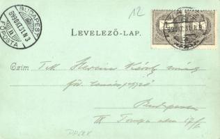 1899 Vác, Kőkapu, utcakép. Divald Károly 163. sz