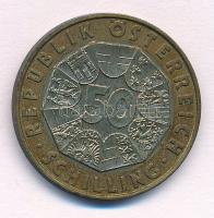 Ausztria 1997. 50Sch Bi "Bécsi Szecesszió 100. évfordulója" T:2
Austria 1997. 50 Schillin...