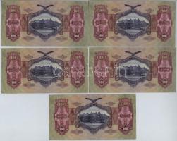 1930. 100P (5x) sorszámkövetők T:I-