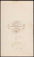 Lengyel  Samu Sámuel (1827-1888) balatonfüredi és kassai fényképész, 1848-as veterán és neje Matakov...