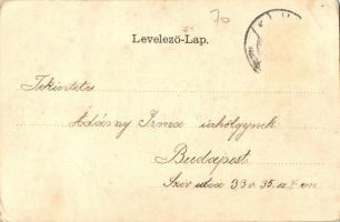 1902 Vác, Honvéd szobor, emlékmű az 1848-49-es forradalom és szabadságharcban elesettek emlékére. Ar...