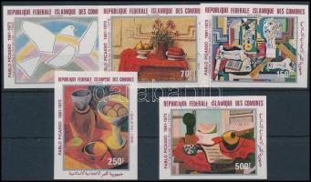Picasso, painting imperforated set, Picasso, festmény vágott sor