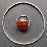 Ezüst karkötő 11,68g + köves gyűrű 6,5g (kővel)