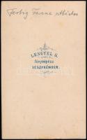 Fertig Ferenc balatonfüredi útbiztos fotója Lengyel Samu műterméből 6x9 cm