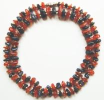 Régi üveggyöngy nyaklánc