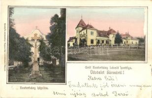 1904 Sárosd, Eszterházy kápolna, Gróf Eszterházy (Esterházy) László kastélya. Kiadja a Keresztény Fogyasztási Szövetkezet