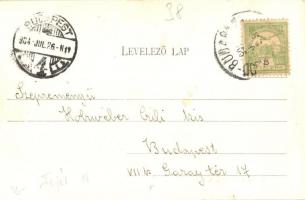 1904 Sárosd, Eszterházy kápolna, Gróf Eszterházy (Esterházy) László kastélya. Kiadja a Keresztény Fo...