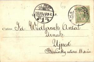 1902 Kóka, Temetői kápolna. Kiadja Schweitzer Lipót