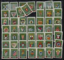 Spanyol focicsapatok címerei sorozat, 49 db