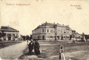 1911 Hajdúnánás, Bocskay tér, Városháza, Payer Géza üzlete. W. L. (?) 2136. Kiadja Bartha Imre (EM)