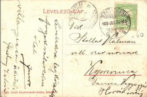 1908 Békéscsaba, Motoros állomás pavilonja, motor, városi vasút, kisvasút. Kiadja a Corvina 885. (EB...