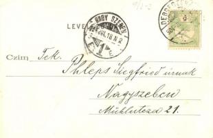 1904 Debrecen, Városi színház, lóvasút. Kiadja Telegdi K. Lajos utóda, Haranghy Gy. amateur felvétel...