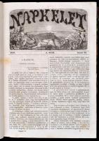 1858 Pest, Napkelet. Heti közlöny II. évfolyam. Társasélet, irodalom, művészet és hasznos ismeretek ...