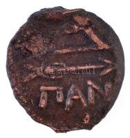Boszporosz Kr. e. ~IV-III. század Bronzpénz (2,46g) T:3 Bosporos ~4th-3rd century BC Bronze coin (2,46g) C:F