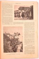 1906 A Vasárnapi Újság II. fél évfolyama bekötve,javított félvászon kötésben. Az első oldal fénymáso...