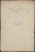 cca 1930 Pál György (1906-1986): Jöjjön Székesfehérvárra, plakátterv, vegyes technika, papír, jelzet...