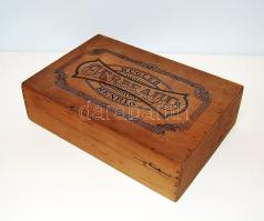 Régi fa Gerbeaud doboz